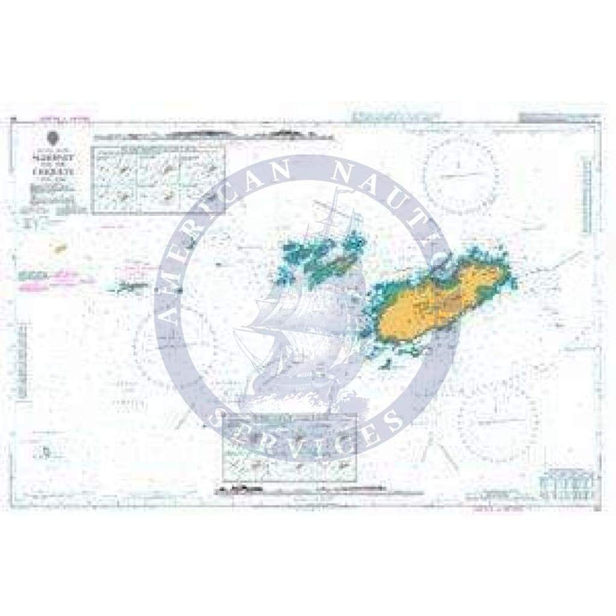 British Admiralty Nautical Chart 60: Alderney and the Casquets