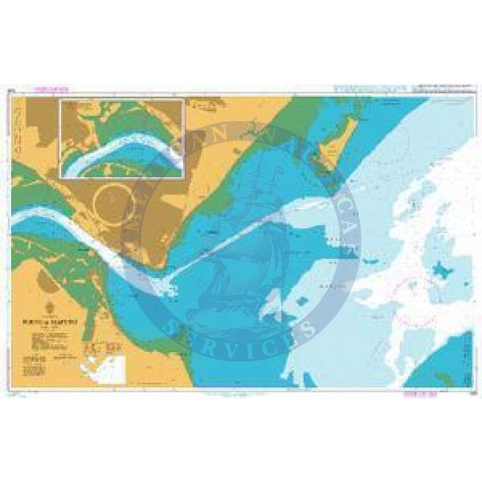 British Admiralty Nautical Chart 646: Mozambique, Porto de Maputo