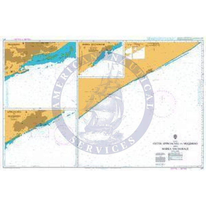 British Admiralty Nautical Chart 671: Outer Approaches to Muqdisho and Marka Anchorage