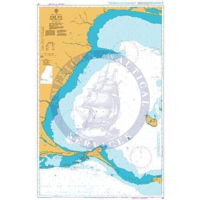 British Admiralty Nautical Chart   69: Palk Bay Western Part