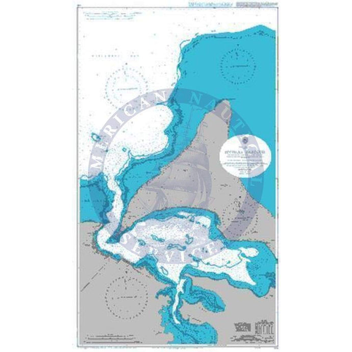 British Admiralty Nautical Chart   691: Mtwara Harbour