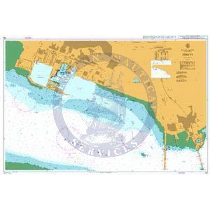 British Admiralty Nautical Chart 728: Scotland - East Coast, River Forth, Rosyth