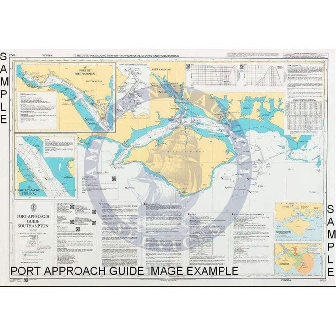 British Admiralty Nautical Chart 8141: Port Approach Guide Bohai Wan