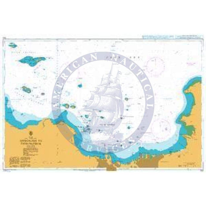 British Admiralty Nautical Chart 933: Approaches to Tanjungpriok