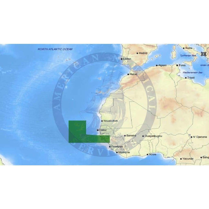 C-Map 4D Chart AF-D214: Capo Verde And Guinea Bissau (Update)