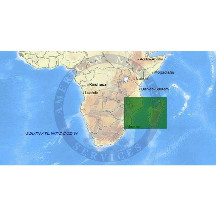 C-Map 4D Chart AF-D218: Mozambique Channel And Madagascar (Update)