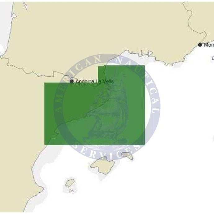 C-Map 4D Chart EM-D140: Peniscola To Port La Nouvelle
