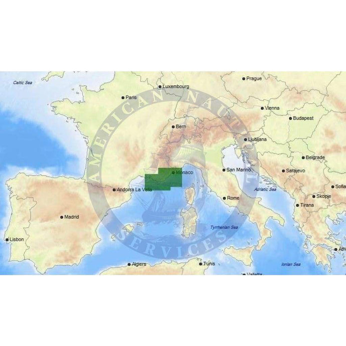 C-Map 4D Chart EM-D142: France Mediterranean East