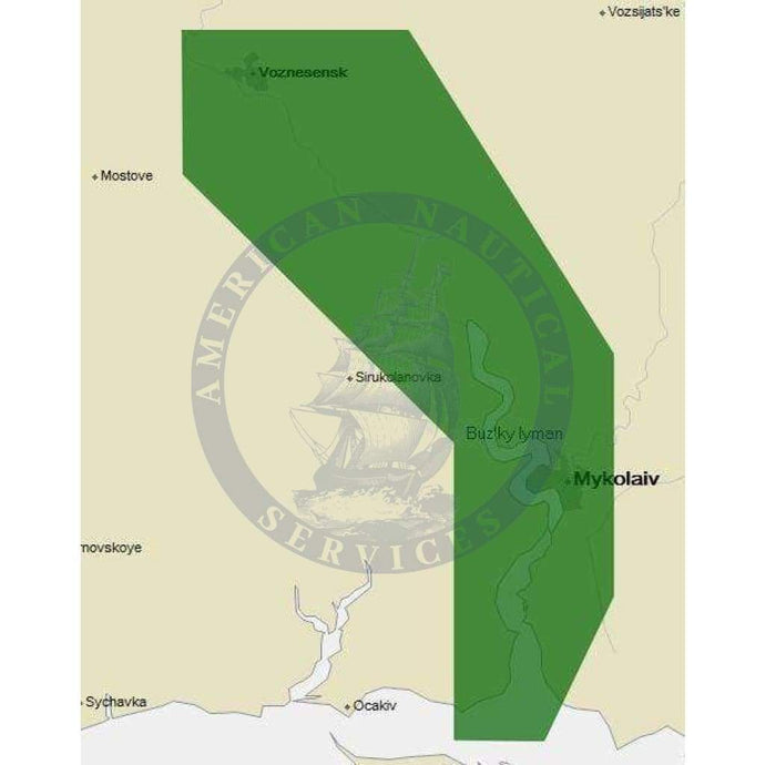 C-Map 4D Chart EM-D154: Pivdennyi Buh River