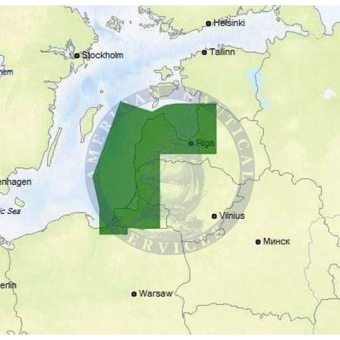 C-Map 4D Chart EN-D614: Latvia, Lithuania And Russia (Update)