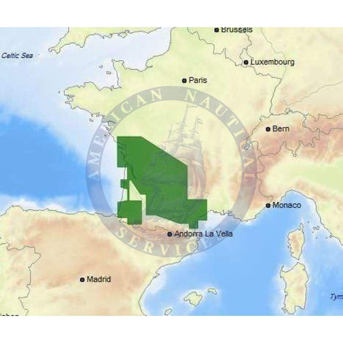 C-Map 4D Chart EW-D233: France South West Inland Waters