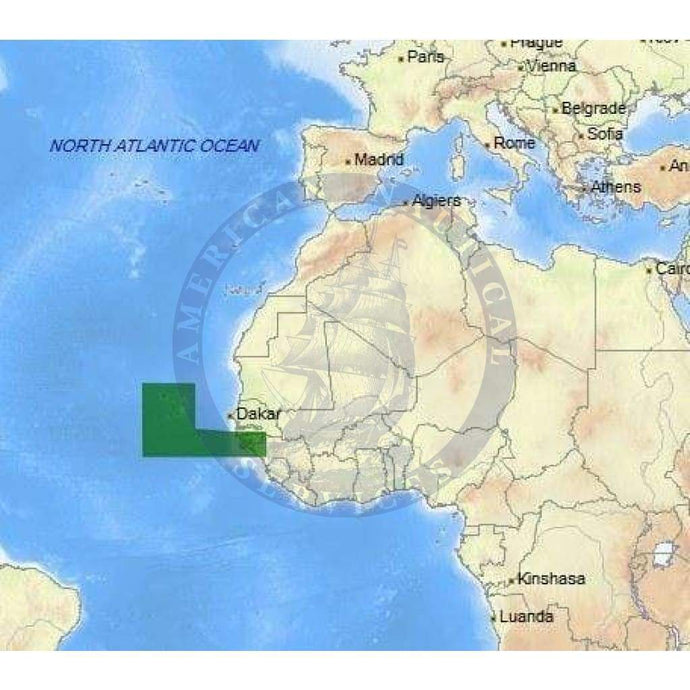 C-Map Max Chart AF-M214: Capo Verde And Guinea Bissau