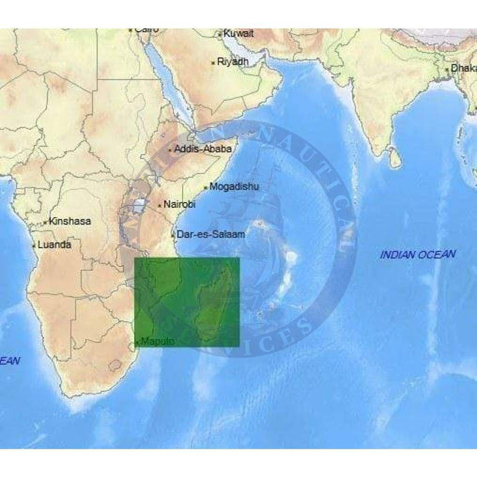 C-Map Max Chart AF-M218: Mozambique Channel And Madagascar