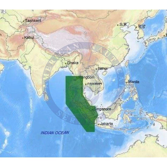 C-Map Max Chart AS-M208: Singapore, West Thailand,Andaman Is (Update)