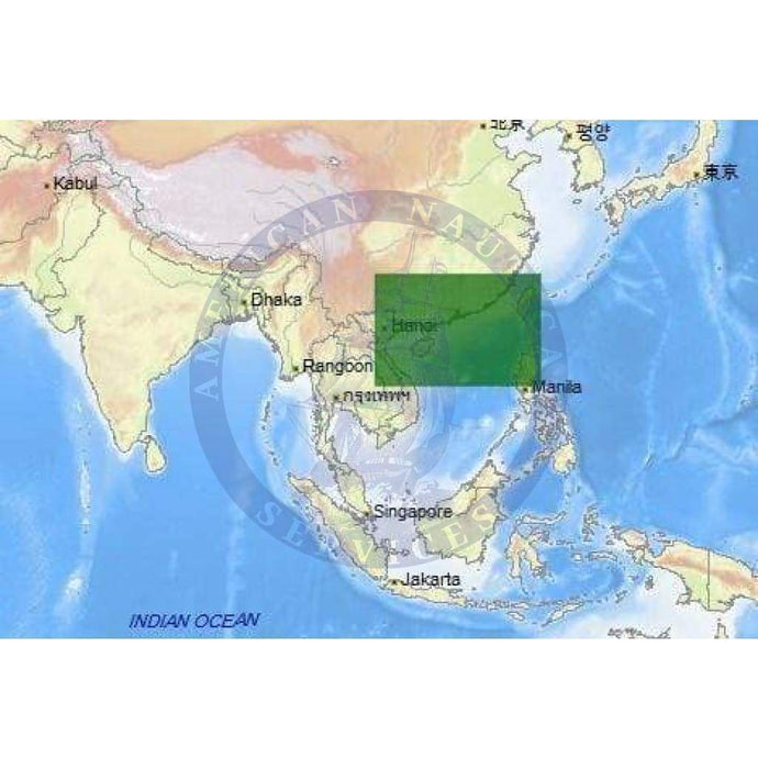 C-Map Max Chart AS-M215: Northern Vietnam To Fuzhou, China (Update)