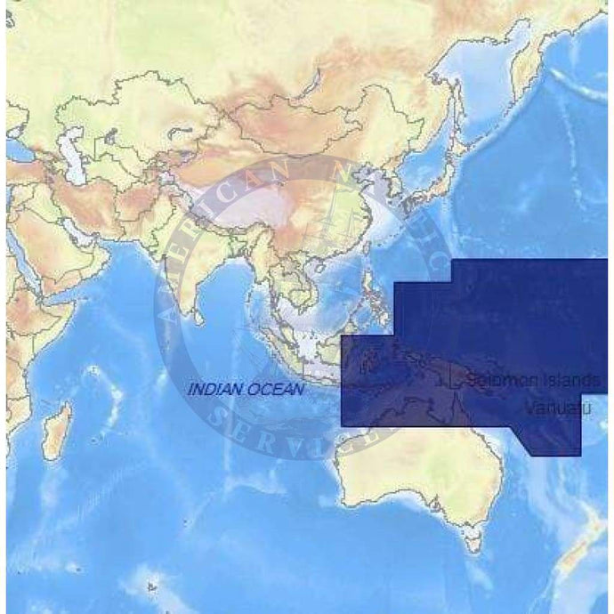 C-Map Max Chart AU-M002: Micronesia,Papua New Guinea & Solomon's (Update)