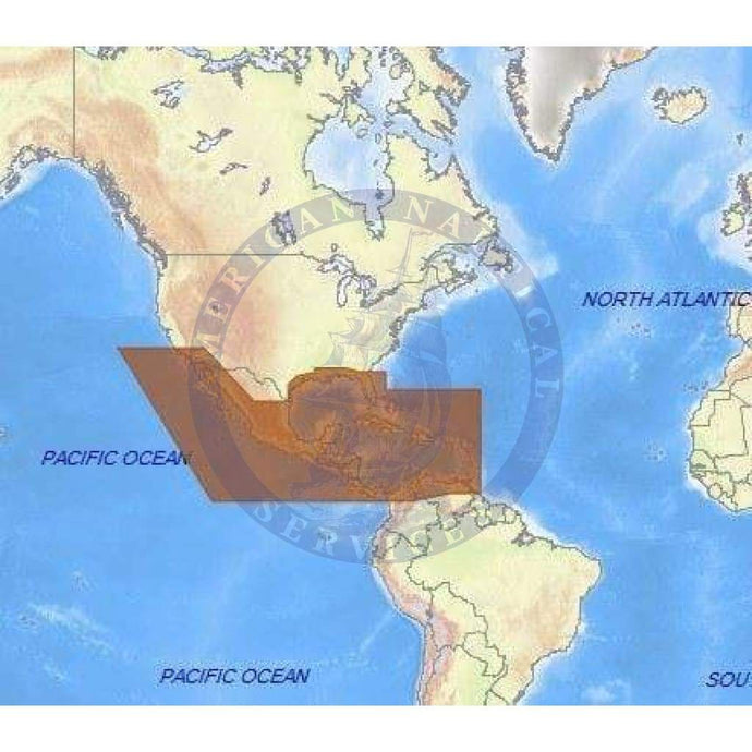 C-Map Max Chart NA-M027: Central America And Caribbean