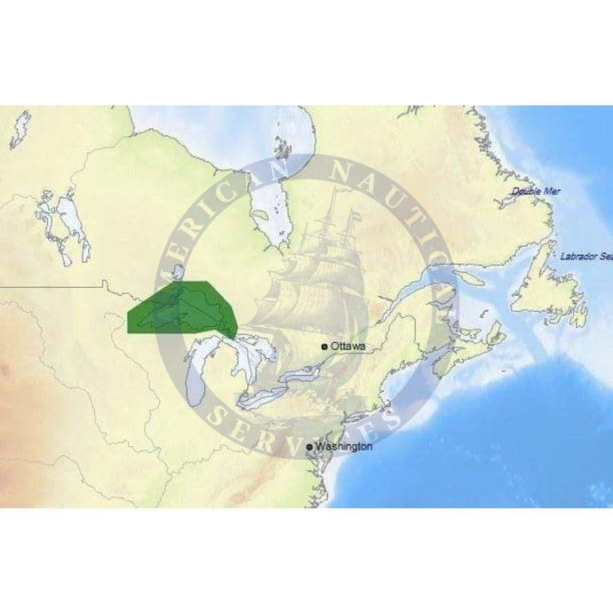 C-Map Max Chart NA-M051: Lake Superior (B)