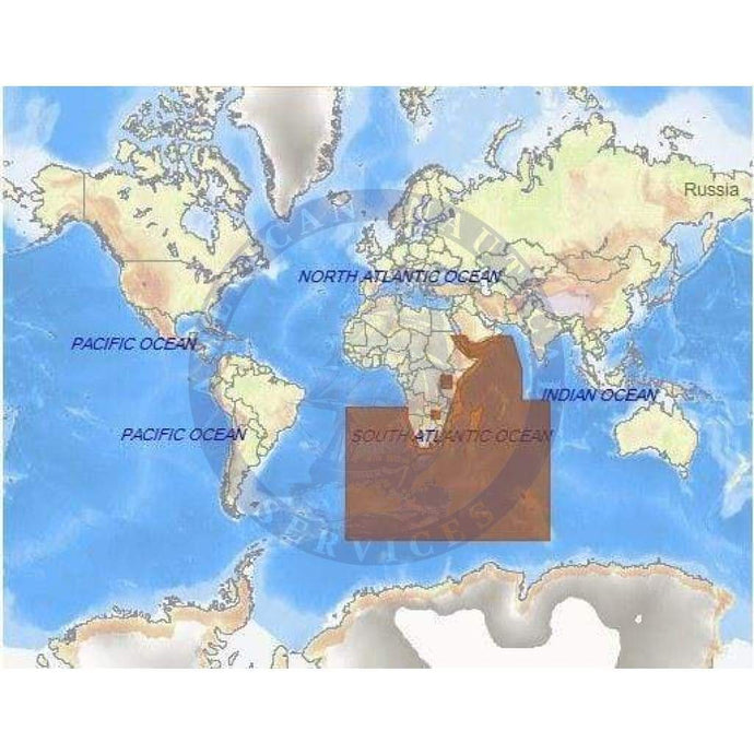 C-Map Max-N+ Chart AF-Y209: South - East Africa