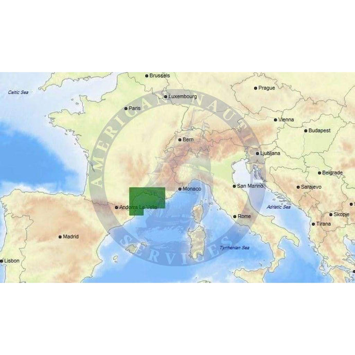 C-Map Max-N+ Chart EM-Y141: Gulf Of Lion