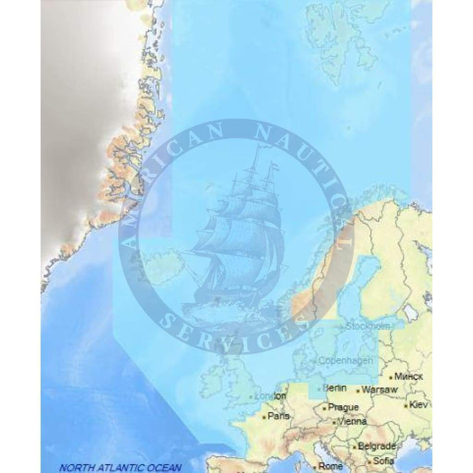 C-Map Max-N+ Chart EN-Y050: Northern & Central Europe Continental