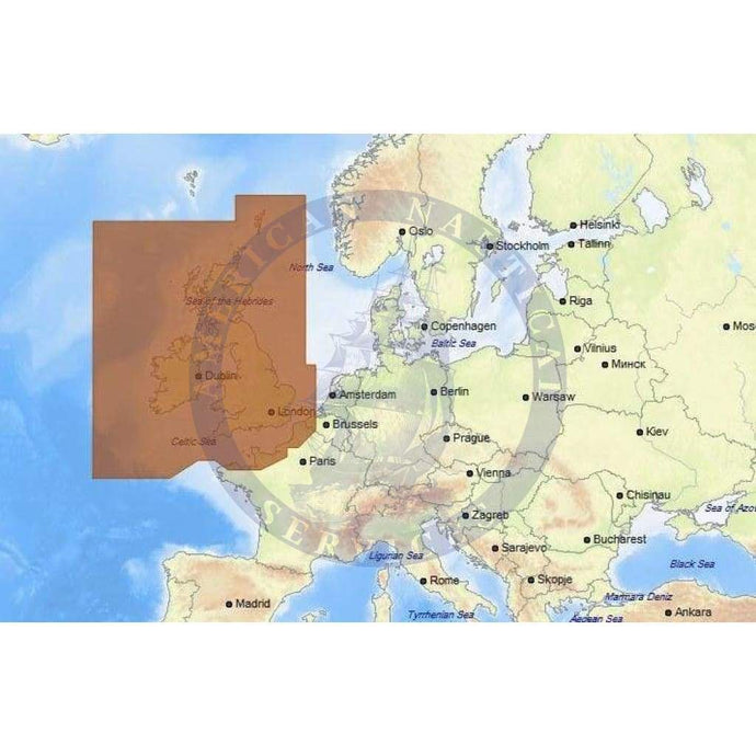 C-Map Max-N+ Chart EW-Y226: Uk, Ireland And The Channel (Update)