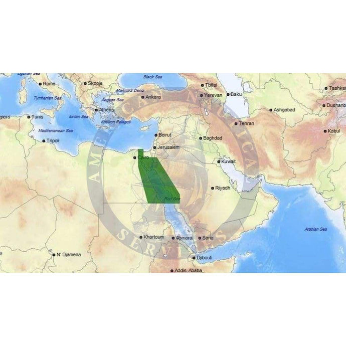 C-Map Max-N+ Chart ME-Y008: Egyptian Red Sea Coasts