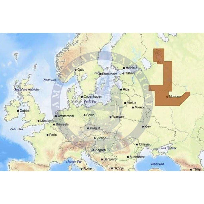 C-Map Max-N+ Chart RS-Y219: Moskva,Oka,Volga And Onezhskoe Lake Sw