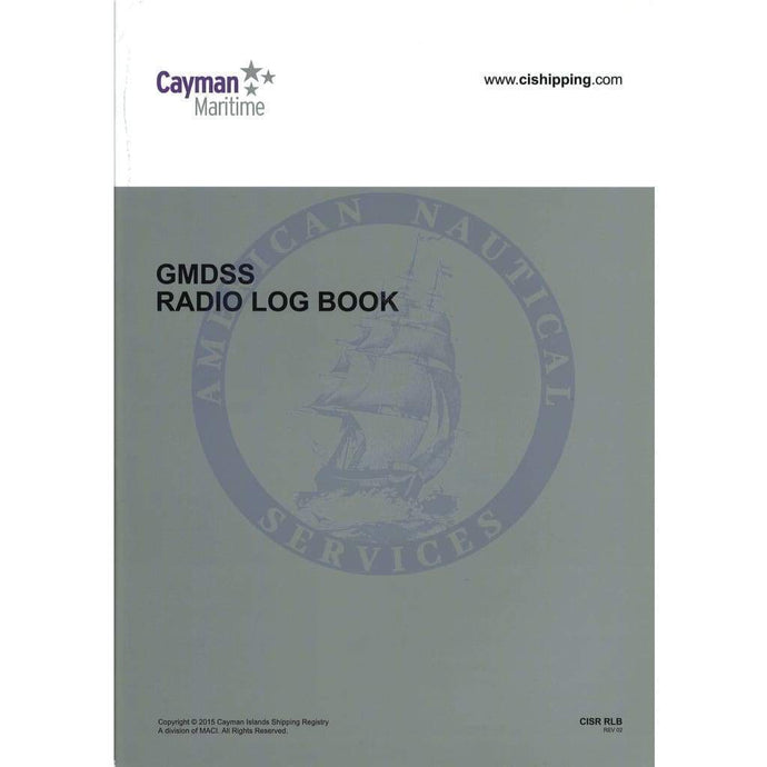 Cayman Islands GMDSS Radio Log Book