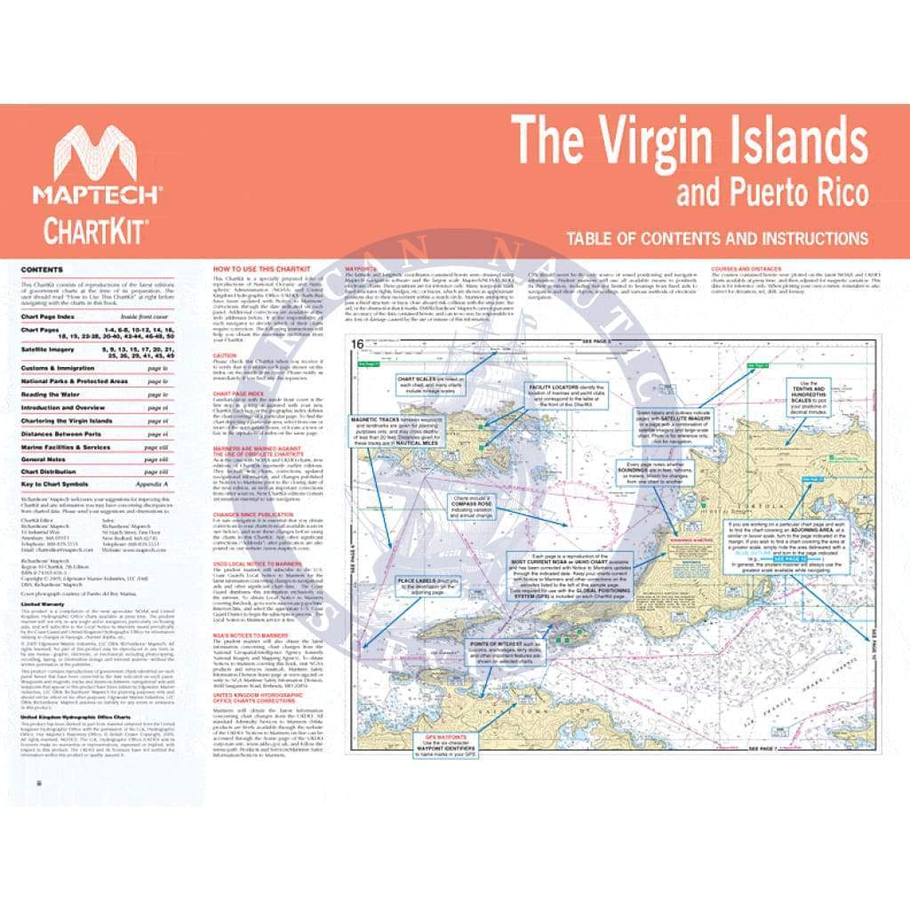 Maptech ChartKit Region 10: The Virgin Islands and Puerto Rico, 7th Ed