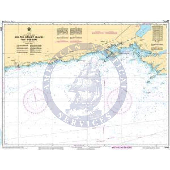 CHS Nautical Chart 2059: Scotch Bonnet Island to/à Cobourg