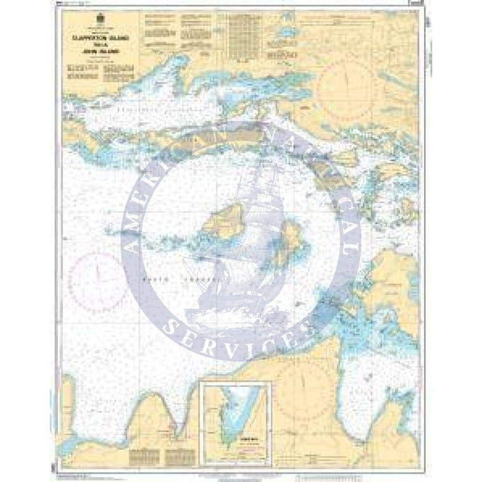 CHS Nautical Chart 2257: Clapperton Island to/à John Island