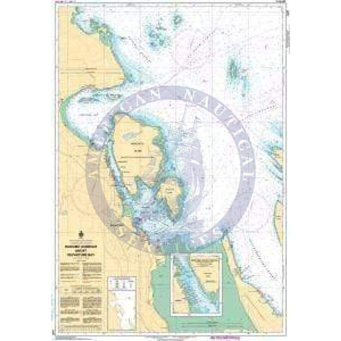 CHS Nautical Chart 3447: Nanaimo Harbour and/et Departure Bay