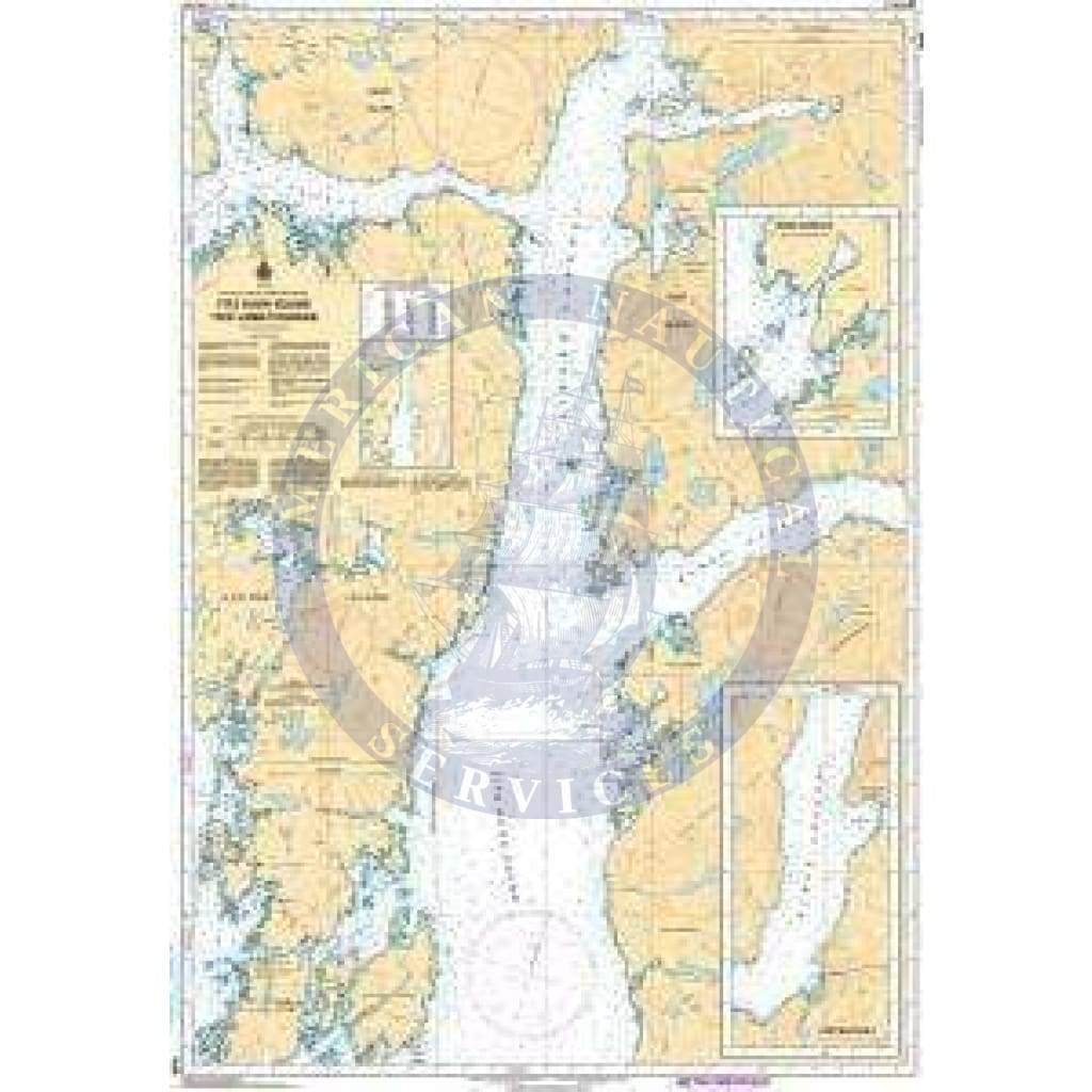 CHS Nautical Chart 3936: Fitz Hugh Sound to/à Lama Passage - Amnautical