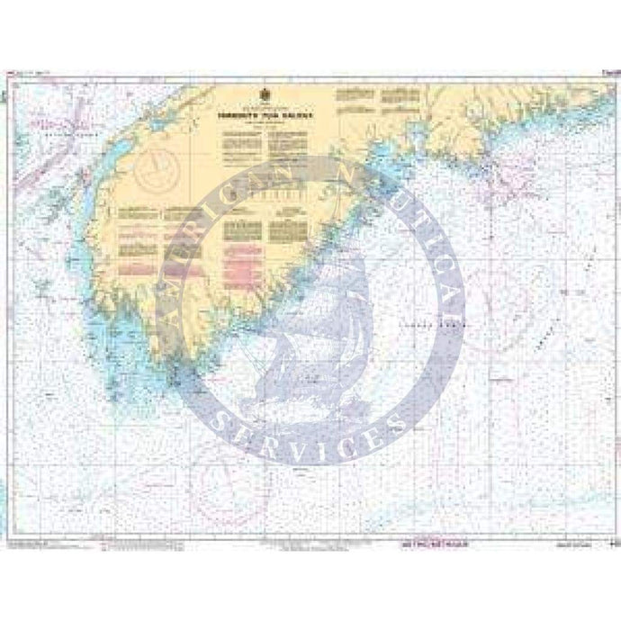 CHS Nautical Chart 4012: Yarmouth to/à Halifax