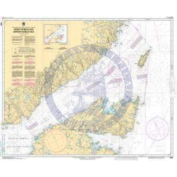 CHS Nautical Chart 4020: Strait of Belle Isle/Détroit de Belle Isle