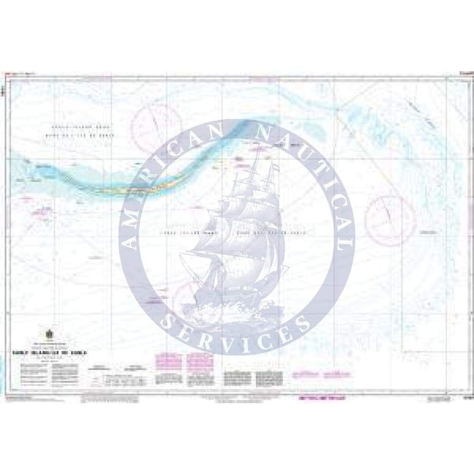 CHS Nautical Chart 4098: Sable Island/Île de Sable