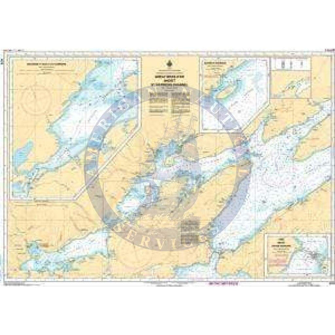 CHS Nautical Chart 4278: Great Bras DOr and/et St. Patricks Channel