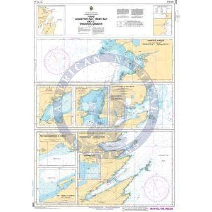 CHS Nautical Chart 4849: Plans, Conception Bay, Trinity Bay and/et Bonavista Harbour