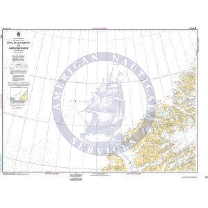 CHS Nautical Chart 7954: Cape Stallworth to Cape Discovery