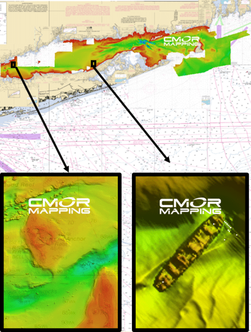 CMOR Bathymetric Chart: Long / Block Island Sound / Marta's Vineyard