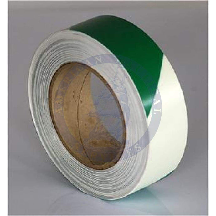 Green diagonal Photoluminescent tape