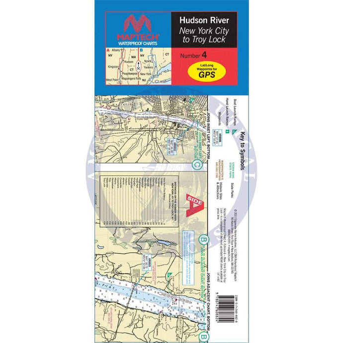 Hudson River Waterproof Chart, 7th Edition