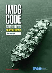 IMDG Code Supplement, 2022 Edition