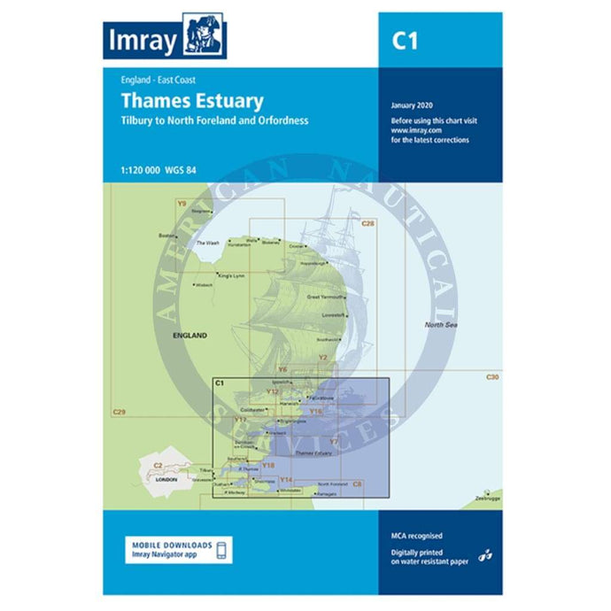 Imray Chart C1: Thames Estuary