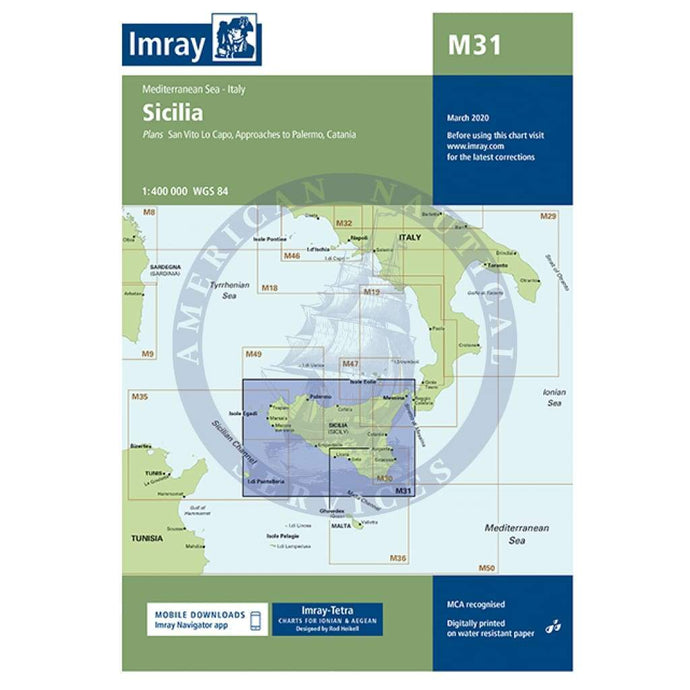 Imray Chart M31: Sicily