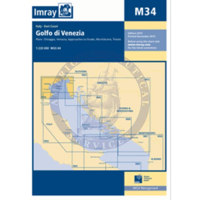 Imray Chart M34: Golfo di Venezia