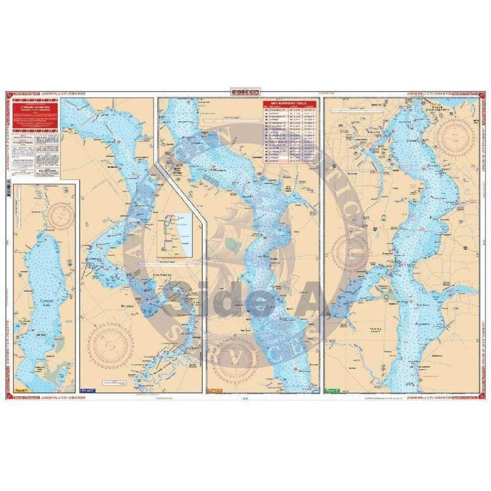 Jacksonville and St. Johns River Navigation Chart 37