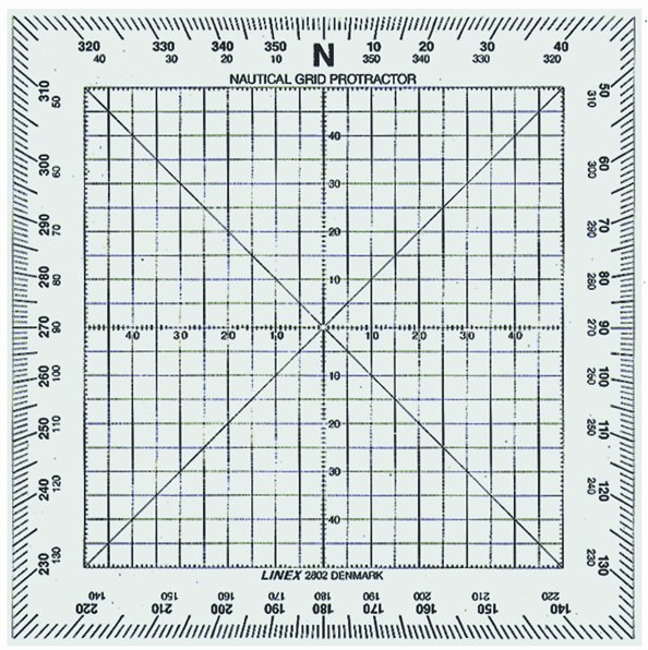 Linex 2802 Nautical Protractor