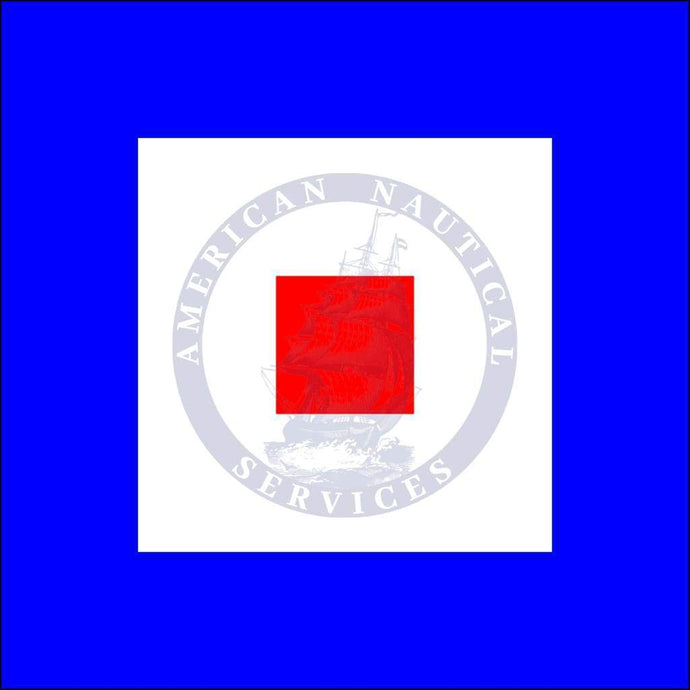 Marine signal flag: Letter "W" (Whiskey)